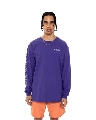 COINTEL[NO] Purple Long-Sleeve Shirt