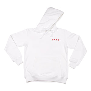 White FF Pullover Hoodie