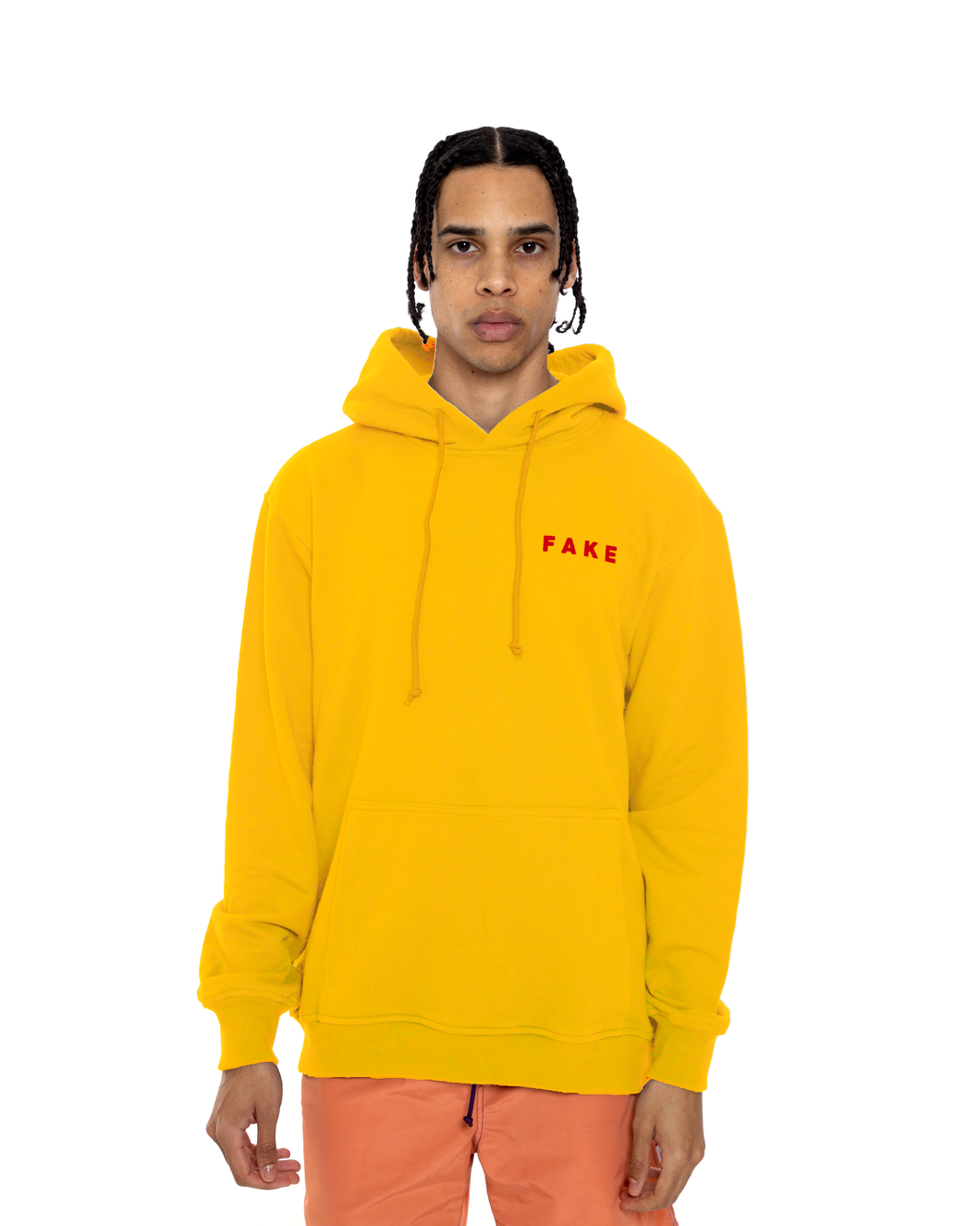 Yellow FF Pullover Hoodie