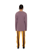 Load image into Gallery viewer, Grape Striped Long-Sleeve Shirt