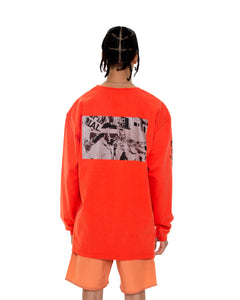COINTEL[NO] Orange Long-Sleeve Shirt