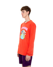 Load image into Gallery viewer, Fake Worldwide Orange Long-Sleeve Shirt